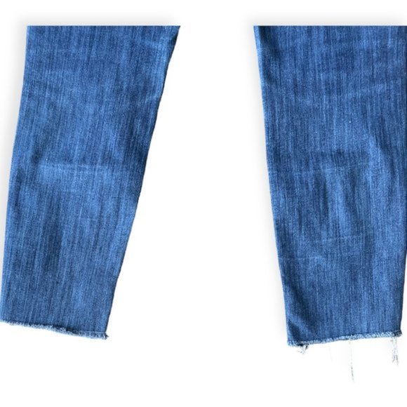 7 For All Mankind the Slim Cigarette Raw Hem Blue Women’s Jeans. Size 29 - Picture 9 of 9